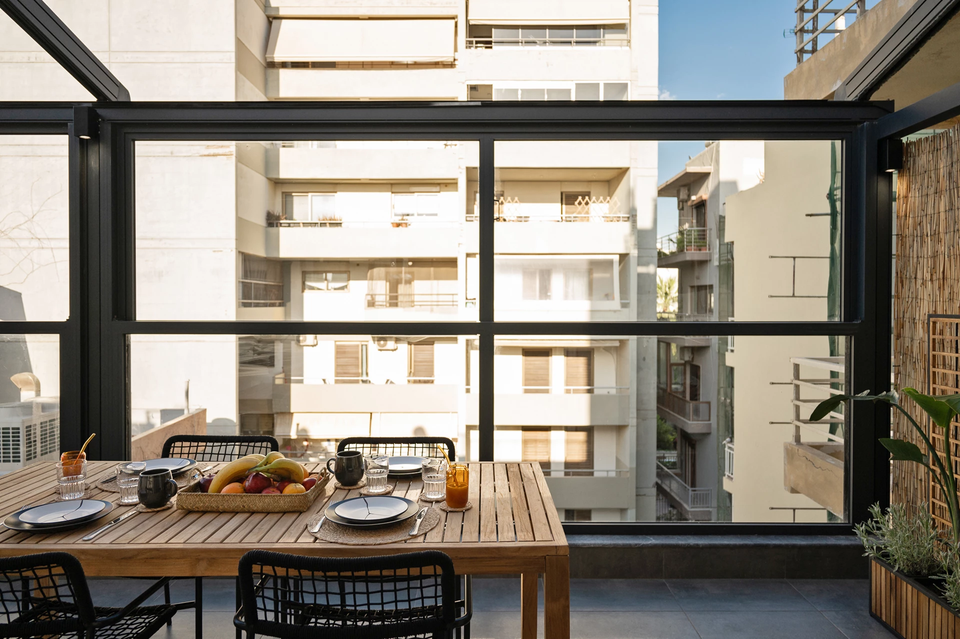 table and window